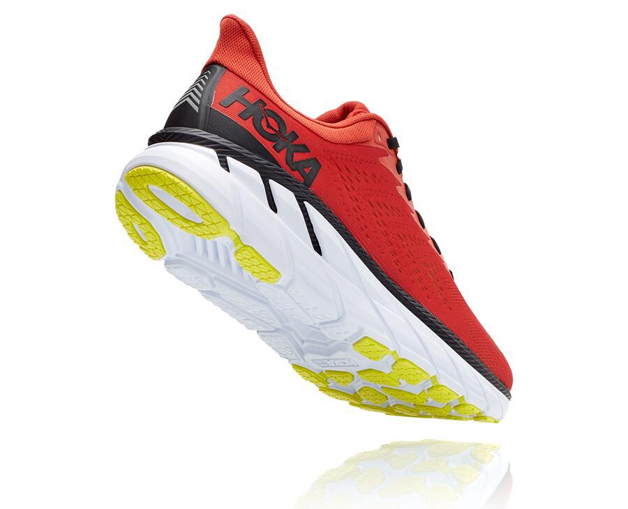 Hoka One One Tenisky Panske Červené - Clifton 7 - 53182-FYPL